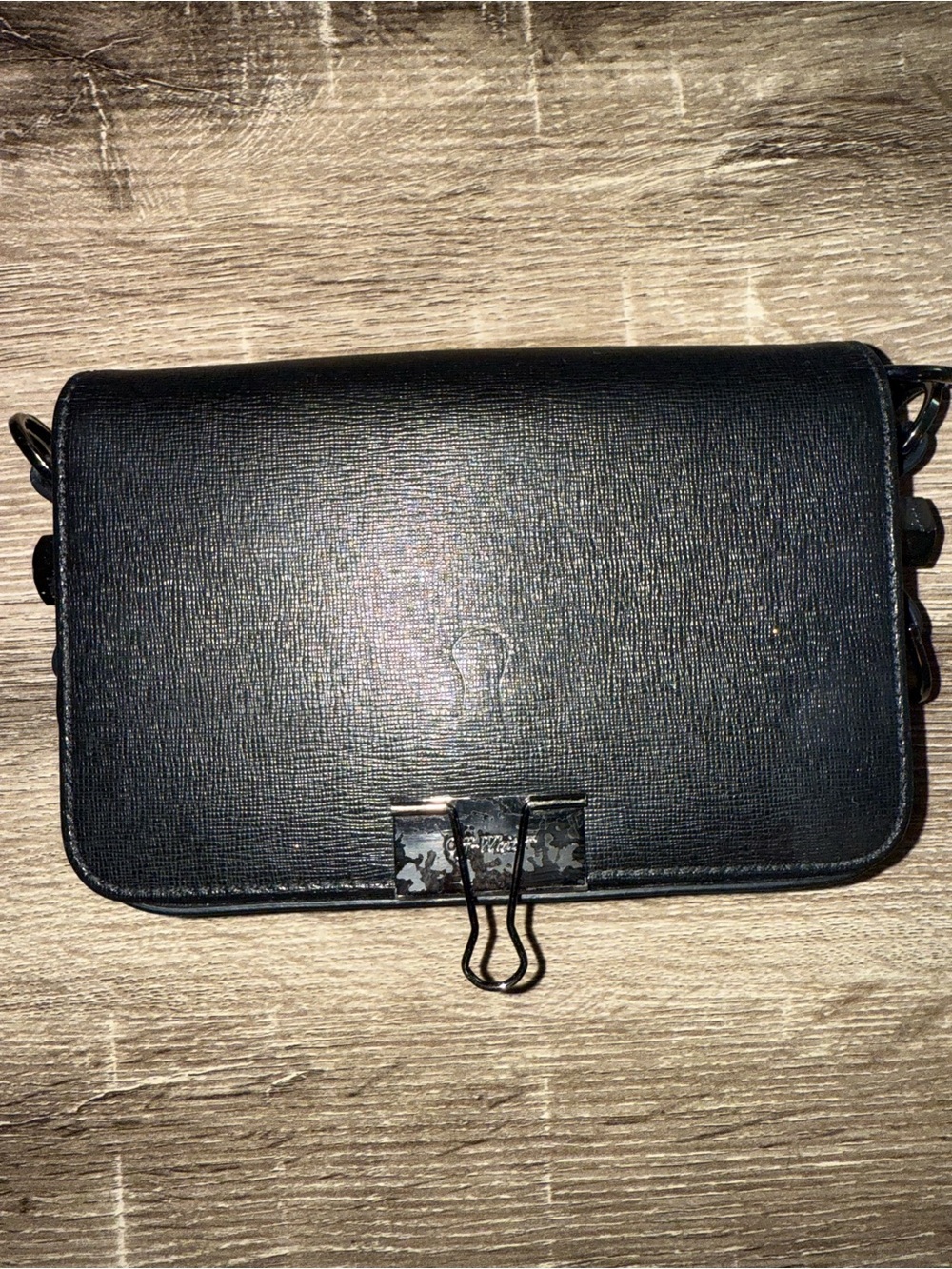 Off-White Black Crossbody Bag or Clutch